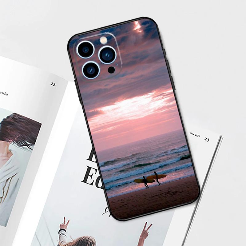 Surfer Surf Hang Loose Shaka Case For iPhone 17 Pro Max 17 Air 11 14 15 16 Pro Max 12 13 mini 16 Plus 16e Phone Cover
