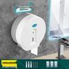 Morton Punch-Free Round Plastic Toilet Paper Holder M-5826