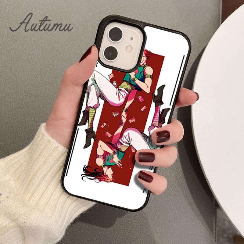 Fashion Hisoka Anime HUNTER×HUNTER Phone Case for iPhone 11 12 13 14 Pro Max Mini XR XS SE 2020 6S 7 8 Plus Galaxy S21 S22 Cover