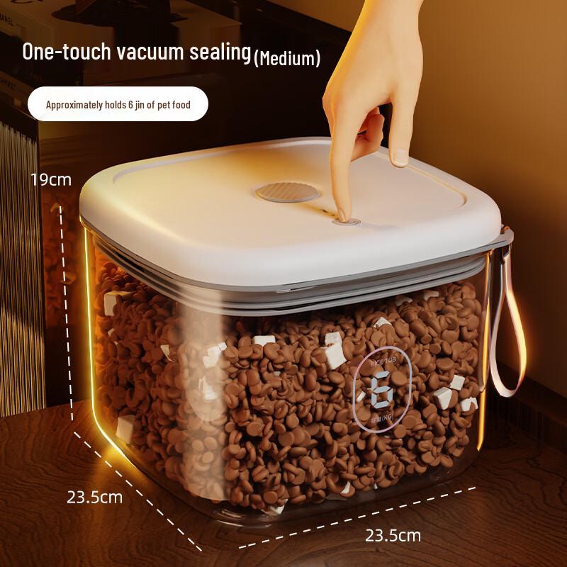 Electric Vacuum Pet Food Storage Container