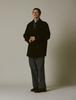 Namerclothing Double Breast Mid Wool Coat Black