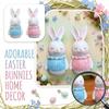 This Easter Bunny Figurine Adds A Of Whimsical Cuteness To Any Room's Decor.
