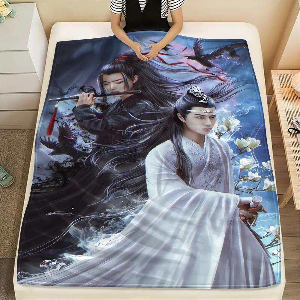 1Pc The Untamed Print Flannel Blanket, High quality Comfortable for All Seasons, Home Decor, Warmth and Comfort, Perfect for Christmas Gifts