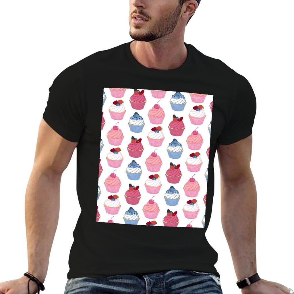 Cupcake Flavoured Pattern Cherry  Strawberry  Blueberry and Raspberry Fancy Cupcakes T-Shirt T