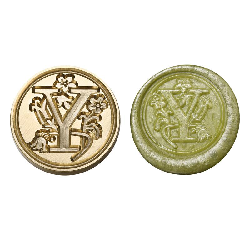 Wax Seal Copper Head Curlicue Vintage 26 Letters DIY Scrapbooking Vintage Wax Sealing Stamp Invitation/Envelop Gift