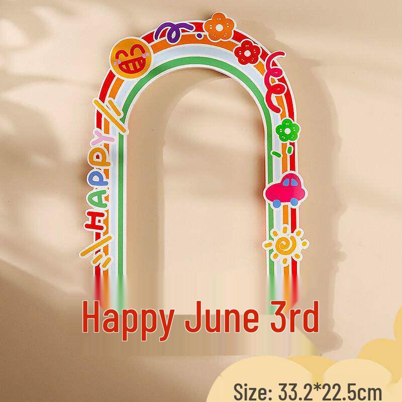 June 1st Children s Day Kindergarten Decoration: Photo Frame & Scene Props Happy Children s Day