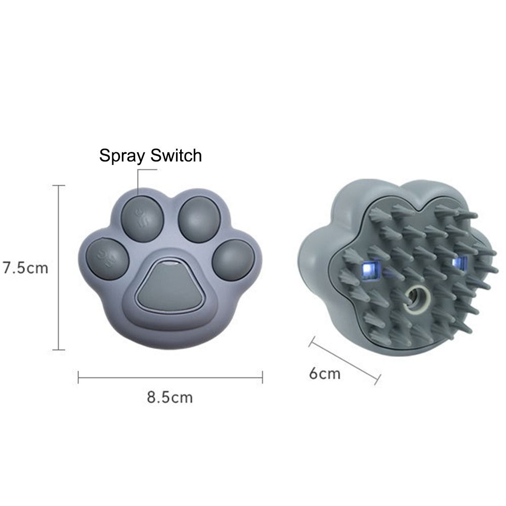 Cepillo de vapor para gatos autolimpiante, peine de masaje con espray eléctrico antivuelo, peine duradero para perros