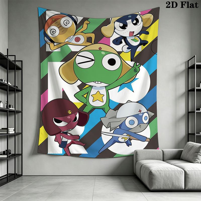 Keroro Pattern Home Decor Tapestry, Wall Hanging, Decorative RV Wall Cloth.SGT0917520