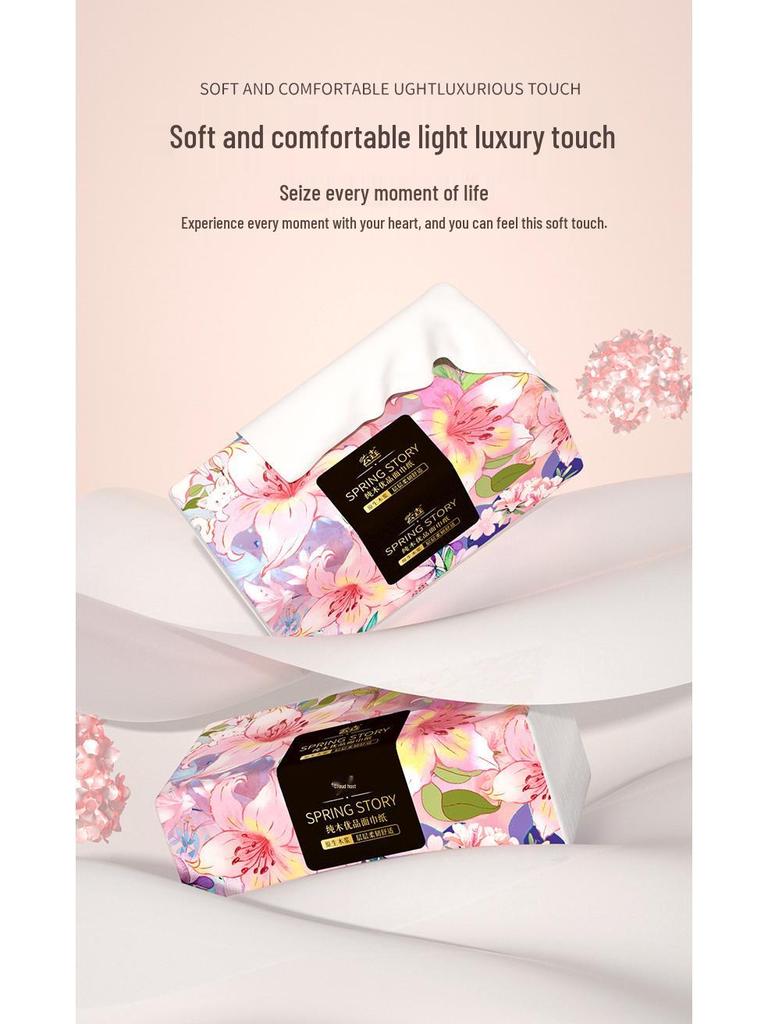 Large Pack Household Facial Tissue and Hand Towel Set for Mother & Baby