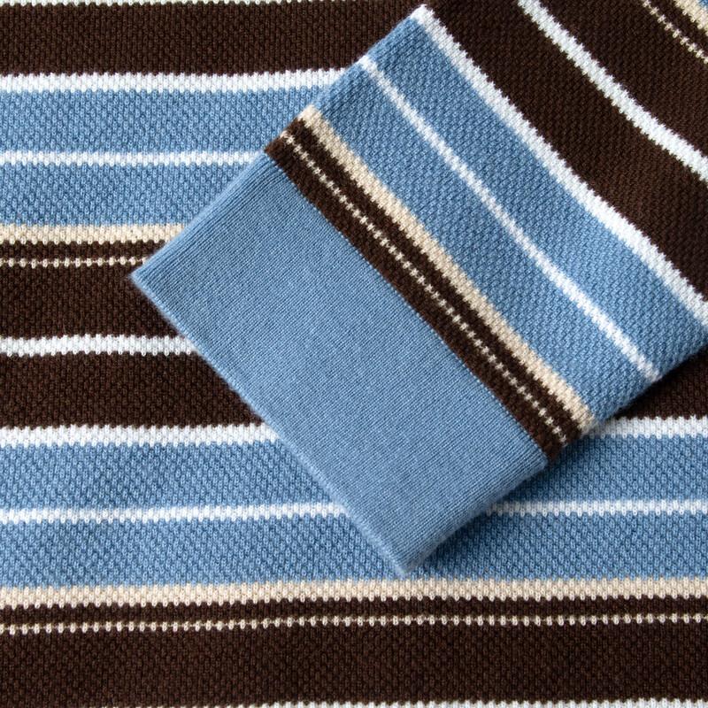 SEIFINI Women's College Style Faux Two-Piece Pullover Knit Sweater