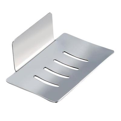 Rustproof Stainless Steel Soap Tray Wall Mount Bathroom Storage Shelf With Drainage Holes Kitchen Organizers Dish