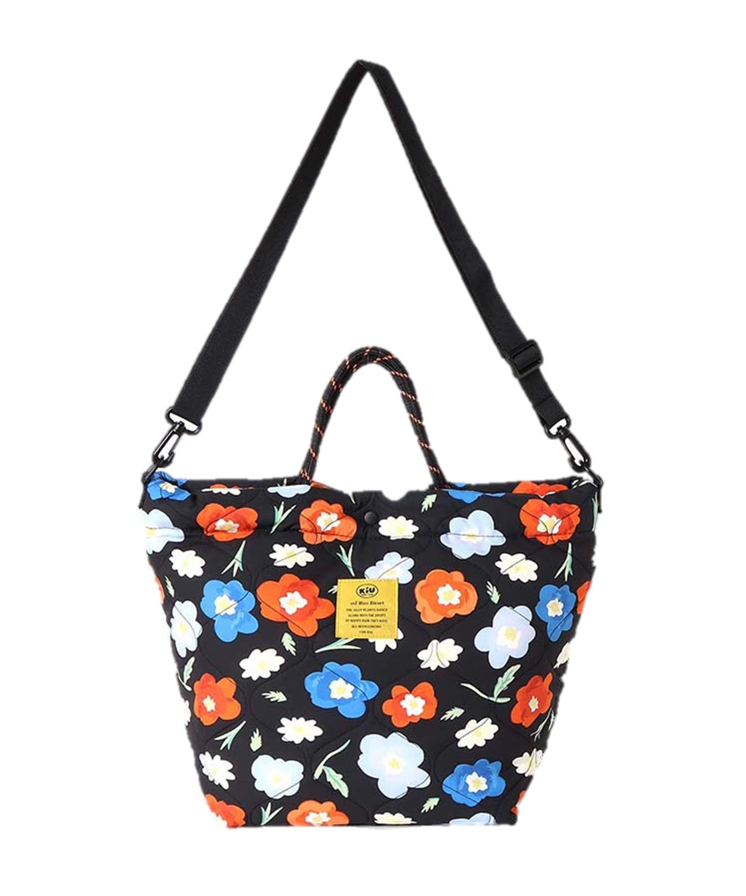

BleuBleuet Kiu Padded Tote Bag with Shoulder Strap (Painted Flower)