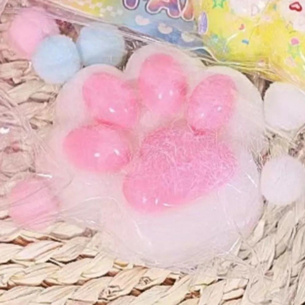 

Фруктовая кошачья лапка мягкая липкая игрушка для снятия стресса и расслабления, игрушки для сжимания кошачьей лапки, декомпрессионные и щипательные игрушки, подарки