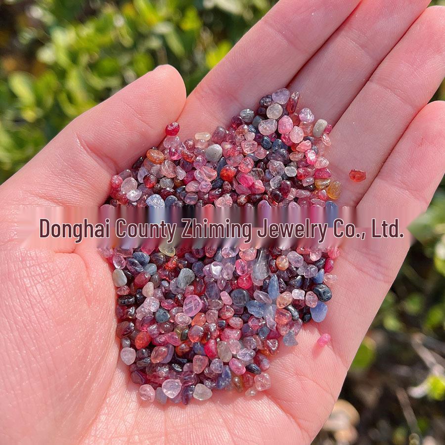 Pink Spinel Tumbled Stone Ornament for Decoration, Phone Case, Nail Art & Children's Science Exploration.