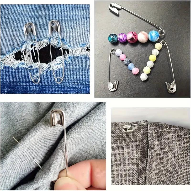 260Pcs Safety Pins Assorted Size Large Safety Pins and Small Safety Pins for Clothes Sewing
