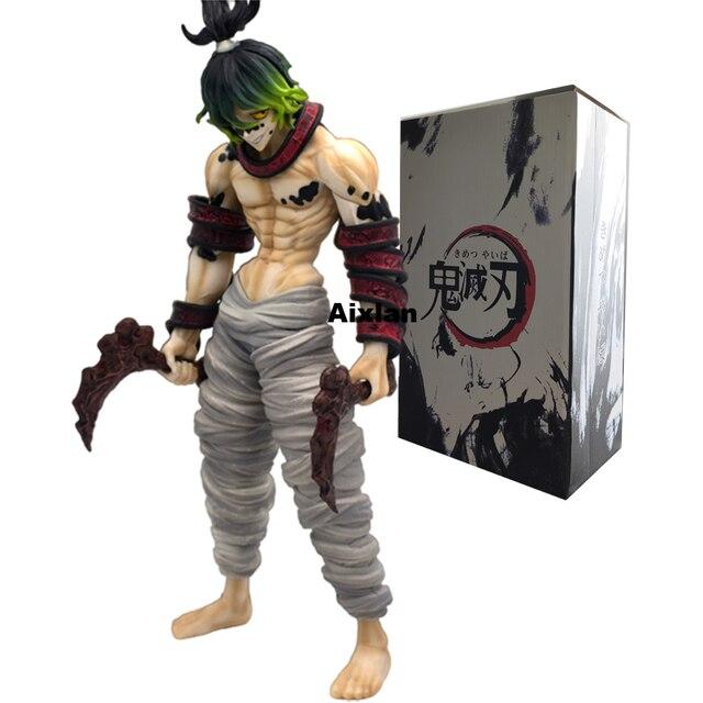 32cm Demon Slayer Kisatsutai Anime Figure Kokushibo Tsugikuni Yoriichi Daki Giyuutarou Action Figure Collection Model Doll Toy