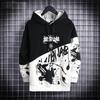 Sweater Men'S Spring And Autumn Hip-Hop Hooded Long-Sleeved Loose Coat Trendy Autumn Men'S Hoodie Top