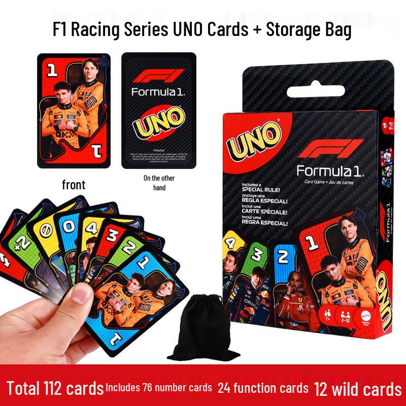 Genuine Mattel UNO Classic Card Game for Multiple Players - Casual Party Poker Table Game