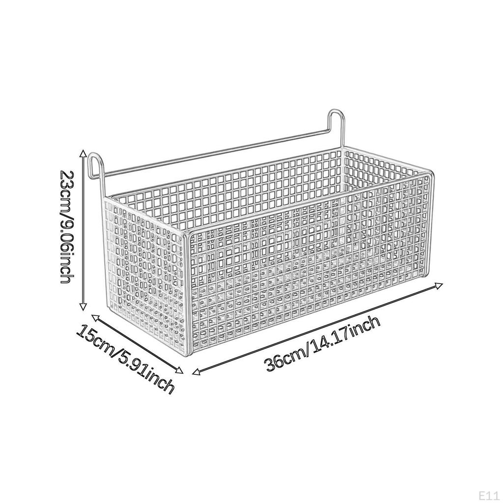 Bedside Hanging Storage Basket Beside Shelf Convenient Sturdy Easy to Install Organizer Rack for