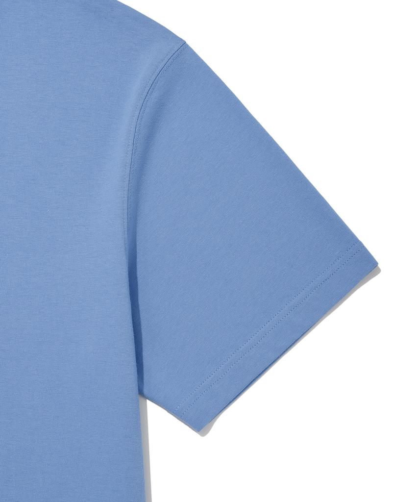 WACKY WILLY [Wacky Willy X Lee] Aikikiri Graphic Short Sleeve T-Shirt Blue