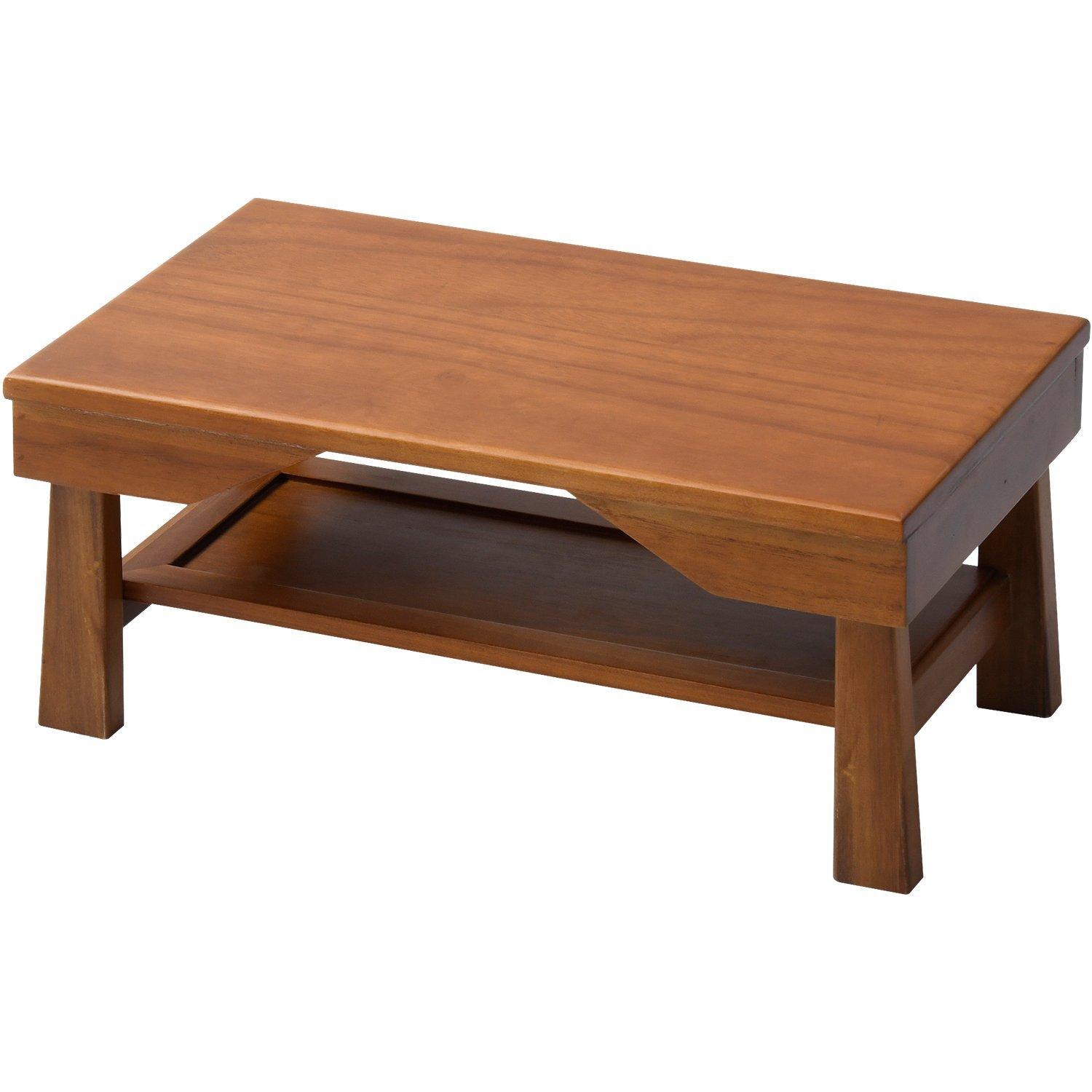 

Yamazen Oak Brown Offering 45cm Wide x 25cm Foldable (YAMAZEN) HKK-45(OBR) Table, Deep,