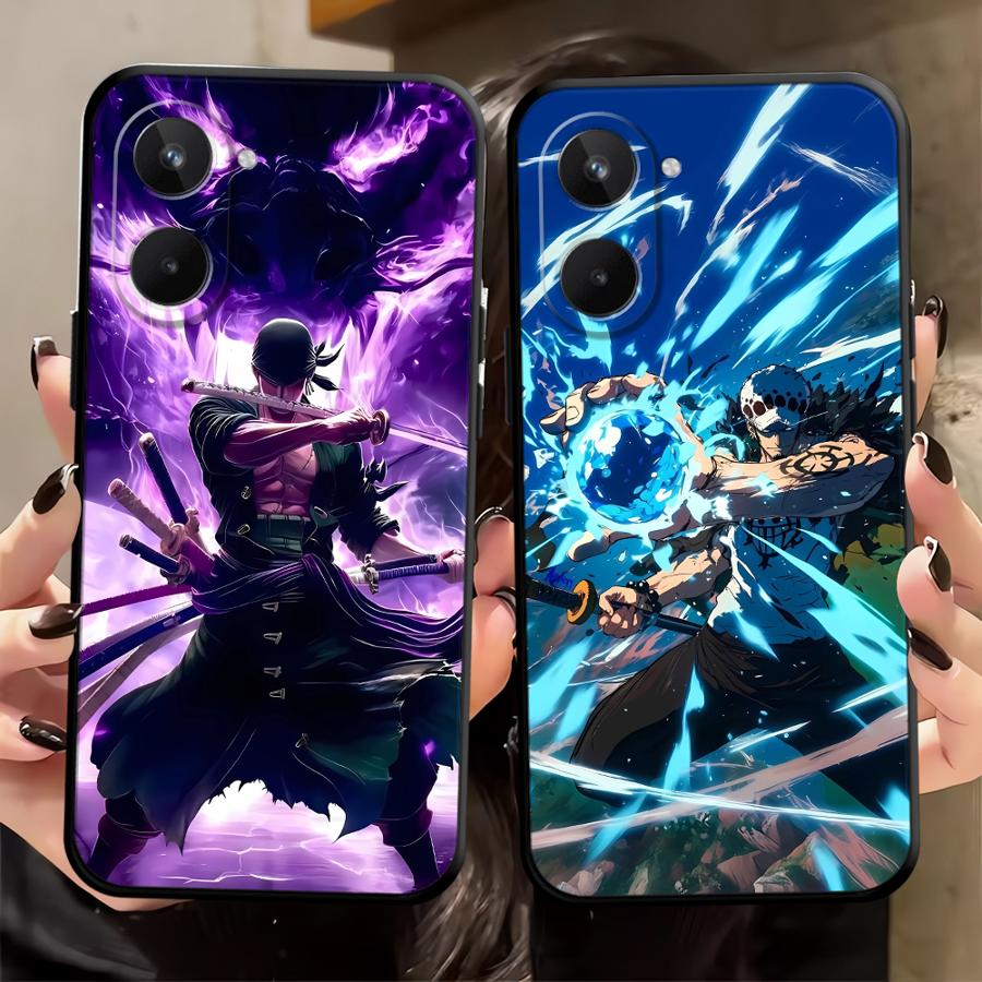 Phone Cover Case for Realme GT Master Neo2 12 14 11 Pro C25 P3 Ultra C21 C15 C12 C33 C35 C53 C55 Nazro 50 50i Ones Pieces Zoro