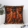 Tung Tung Tung Sahur Is Calling Funny Italian Brainrot Pillowcases Vintage Pillow Case For Wedding Party Home Decor Pillow Cover