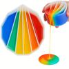 Silicone Measuring Cup,Detachable Cup (2/3/4/5 Compartments) for Jewelry Casting, Epoxy Resin Crafts,Acrylic Paint Resin Pouring