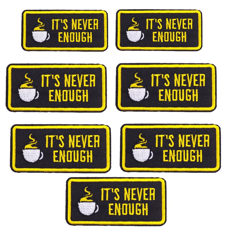 5pcs Cartoon Patch Letter Slogan Embroidery Patch Iron On Patches For Clothing Thermoadhesive Patches For Clothes Jeans Sew Diy