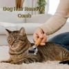 Stainless Steel Dog Hair Removal Comb Professional Wooden Handle Pet Fur Trimmer Sturdy Cat Hair Cleaning Combs