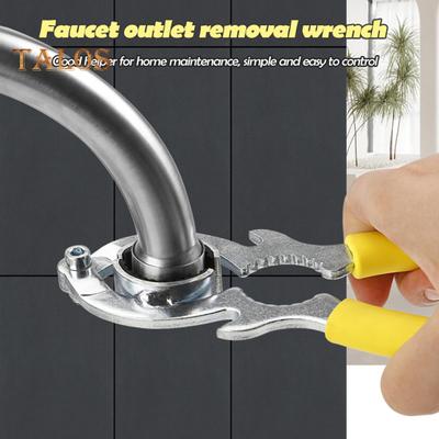 Klíč na demontáž provzdušňovače na kohoutek z uhlíkové oceli s ergonomickou rukojetí Pohodlné uchopení Nastavitelný design Klíč na provzdušňovač kohoutku
