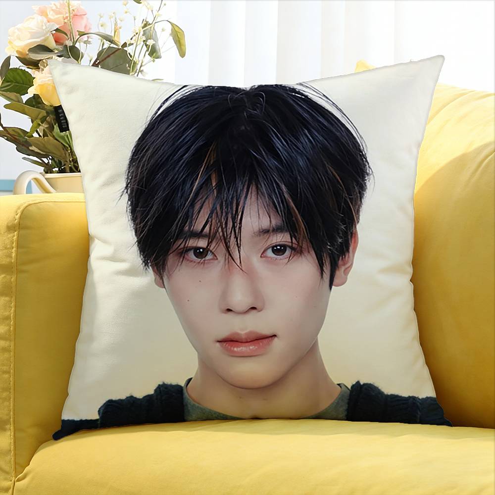 cool Singer Band NCT WWish Various Sizes Square Pillow Case For Car Home Bedchamber Decor