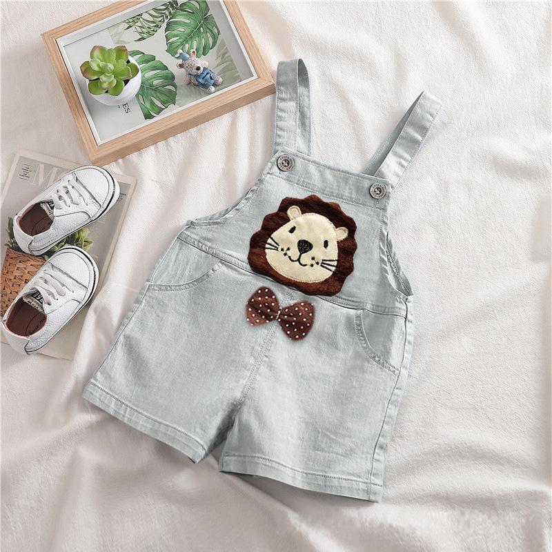 2022 Summer Korean Style Denim Overalls for Kids (0-3 Years)