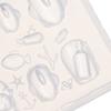 Silicone Nail Art Mold With Small Shark Crab Drift Bottle Designs For Manicure Fashionable Nail Art Design Mould