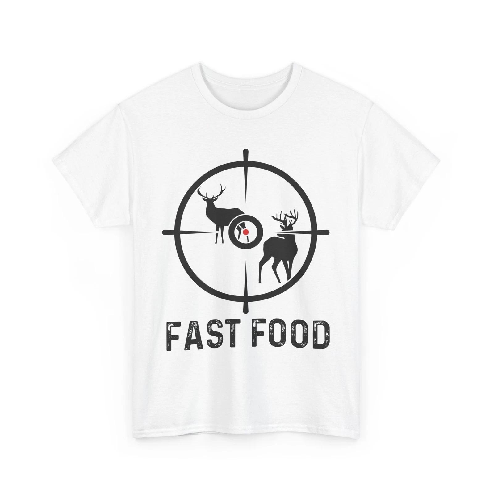 Deer Hunting Shirt, Fast Food Deer Hunting T-shirt, Hunting Season Tee S