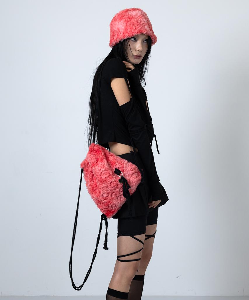 Assei Fluffy Bucket Hat (Black)