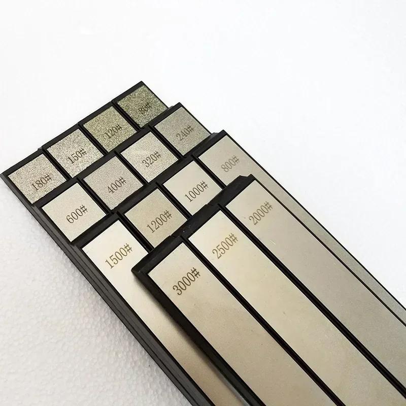 80 240 600 1000 2000 3000 Grit Diamond Sharpening Stones Knife Sharpener Grinding Tools Sharpen Bar Whetstone Replacement Stone