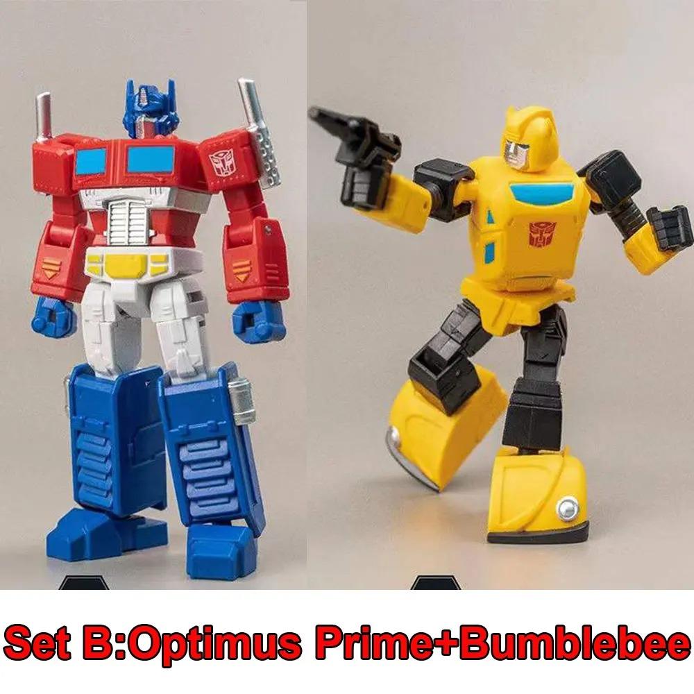 Figuras de Acción YOLOPARK G1 Licenciadas por Hasbro Serie Mini AMK Juguete Transformers Optimus Prime Megatron Bumblebee Soundwave