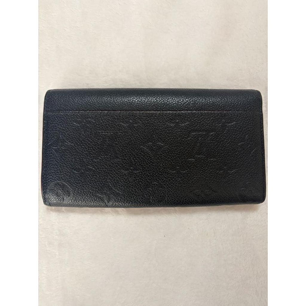 Used Louis Vuitton LOUIS VUITTON long wallet navy