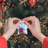 Christmas Transparent Plastic Photo Five-star Ball Christmas Decorations Christmas Tree Hanging Decor For Home Diy Party