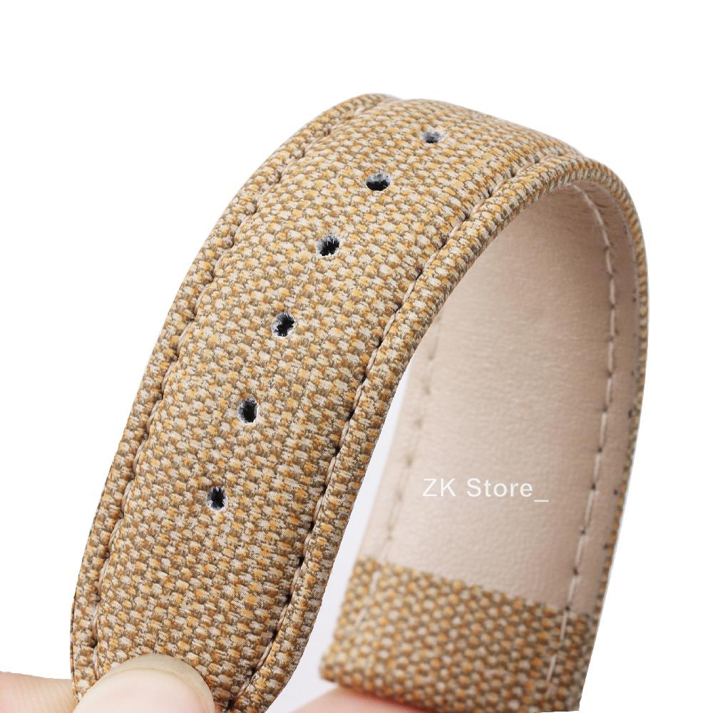 Vintage Lederarmband Denim-Muster Nylon Uhrenarmband 16mm 18mm 20mm 22mm Armband für Huawei Uhrenarmband Universelles Armband Gürtel
