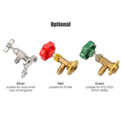Piercing Valve for Refrigerant Can Car Air Conditioning Charge Valve Household Air Conditioner Refrigerator Open Valve
