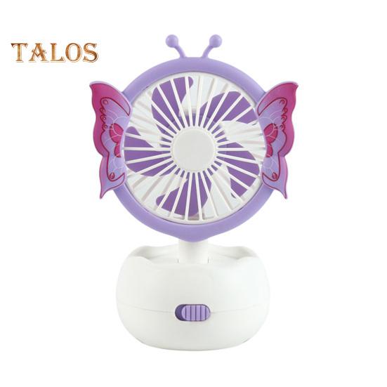 Handheld Mini Fan with Powerful Motor Strong Airflow Low Noise Portable USB Rechargeable Desktop Silent Cooling Fan