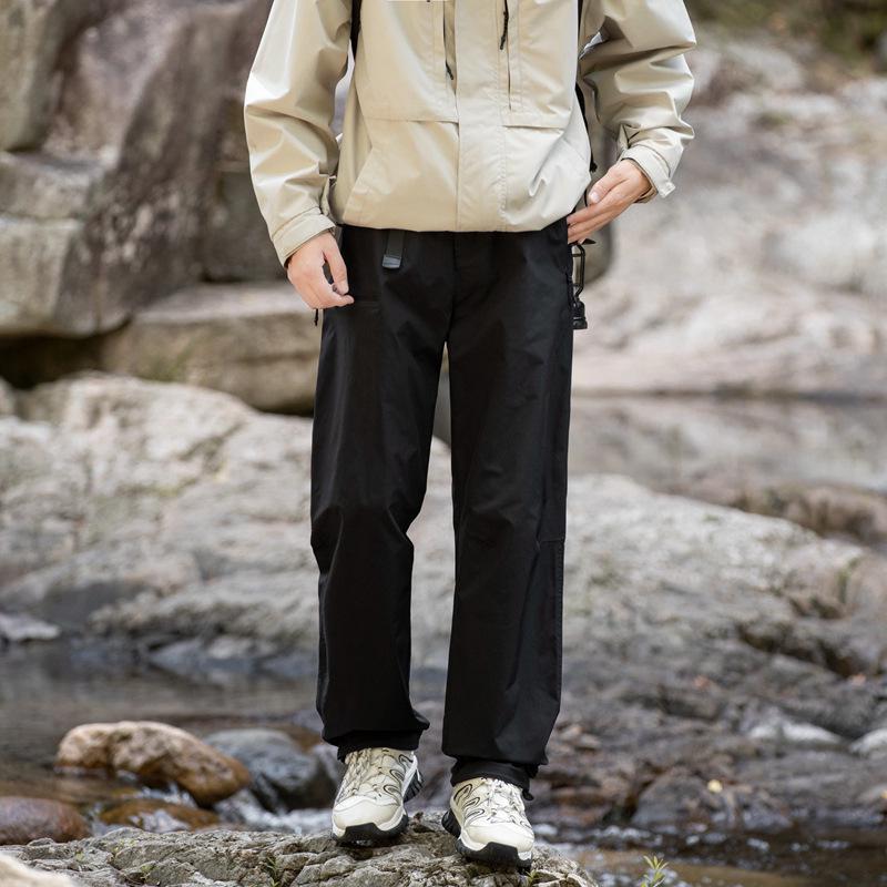 

Мужские быстросохнущие водонепроницаемые ветрозащитные брюки-парашюты - функциональная уличная повседневная одежда для походов и работы на весну и осень. M