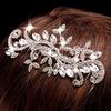 Eleganter handgefertigter Kristall-Strass Damen Haarkamm Braut Kopfschmuck Bankett Zeremonie Täglicher vielseitiger Schmuck Haarreif Haarnadel