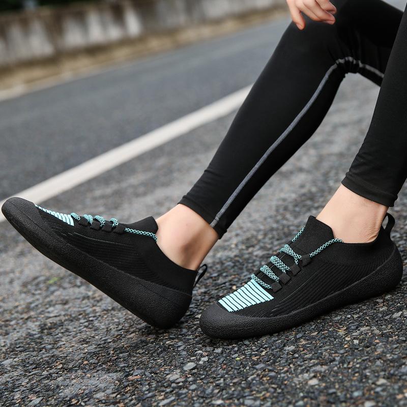 Socks Shoes Indoor Fitness Running Shoes Spinning Cycling Shoes Quiet Breathable Lightweight Yoga Shoes Couple