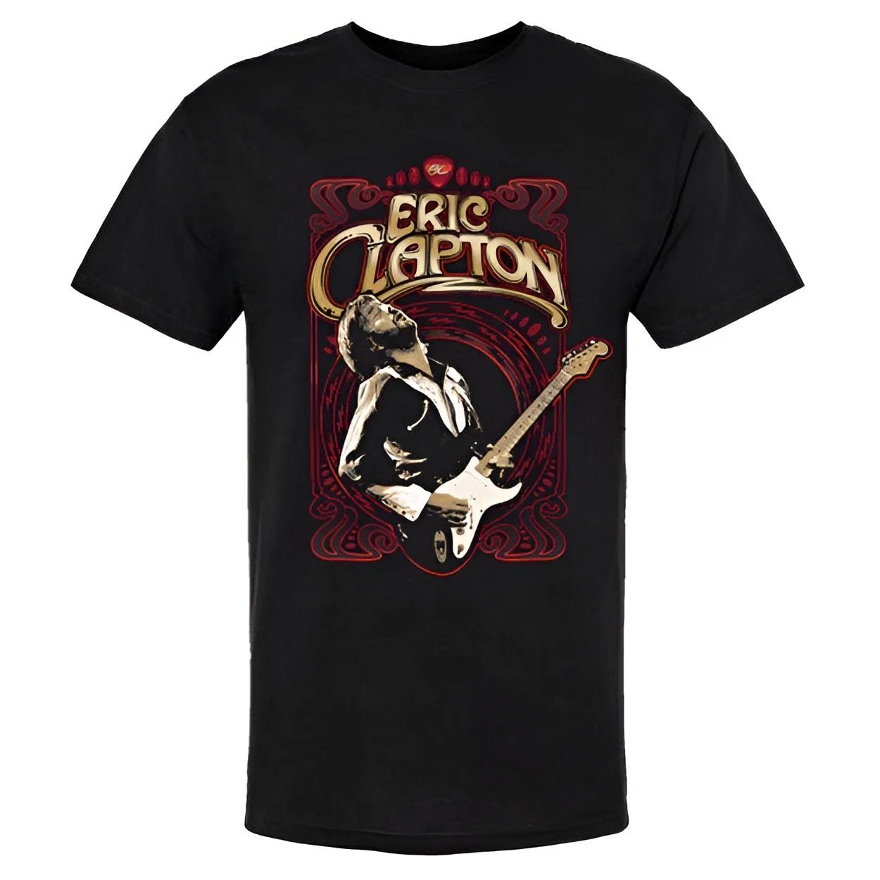 Eric Clapton Vintage Live Photo T-Shirt S-2XL NEW XS