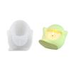 3D Candlestick Silicone Mold Decorative Candle Base Mold Gypsum Candle Holder Mould Stylish Home Decorations Mould