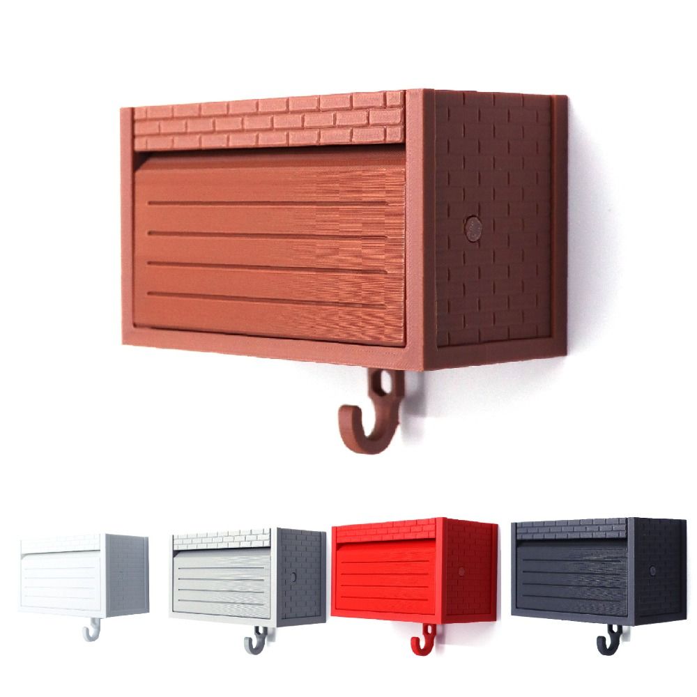 Kreativer Auto-Garagen-Schlüsselhalter Multifunktional mit sich öffnender Tür Auto-Schlüsselhaken-Ständer Einfache Montage Platzsparend