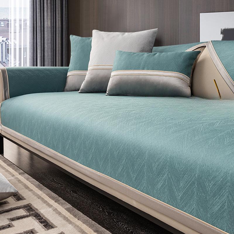 

Подушка для дивана Four Seasons Универсальная легкая роскошная нескользящая подушка Простая современная гостиная Высококлассная спинка Подлокотник Полотенце Чехол для дивана 70*70cm